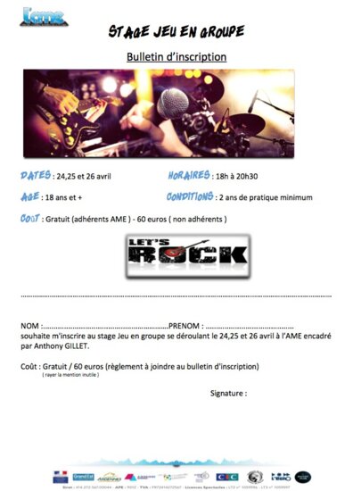 Stage Jeu en Groupe - Anthony